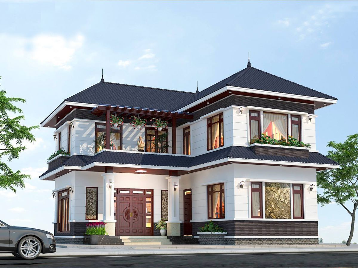 11+ mẫu biệt thự 2 tầng độc đáo và thu hút nhất  năm 2023