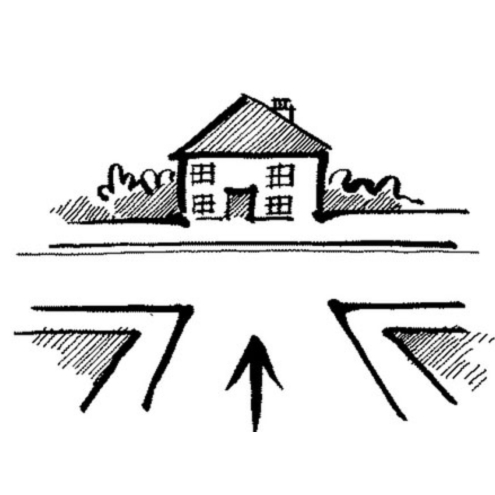 Hóa giải phong thủy nhà đối diện ngã ba hoặc đường đâm thẳng vào